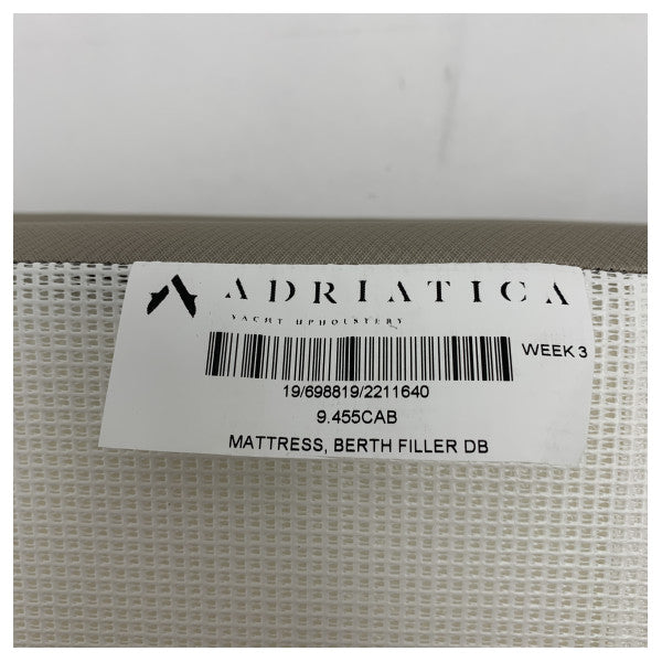 Quicksilver Active 455 Cabin Forward Cabin Mattress filler cushion grey - 2211640