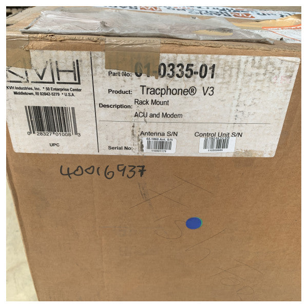 信頼性のある船舶通信のためのKVH TracPhone V3 Silver VSAT海洋衛星システム