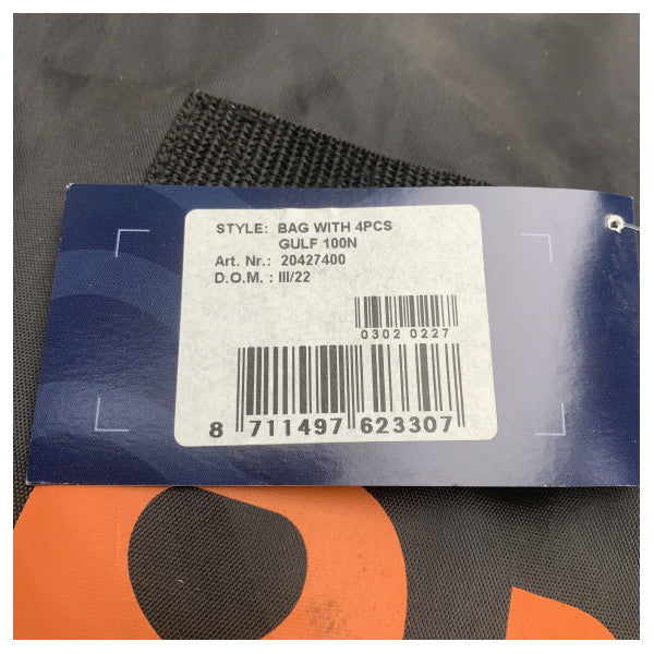 Besto BAG 4人用100Nライフジャケット オレンジ - 20427400