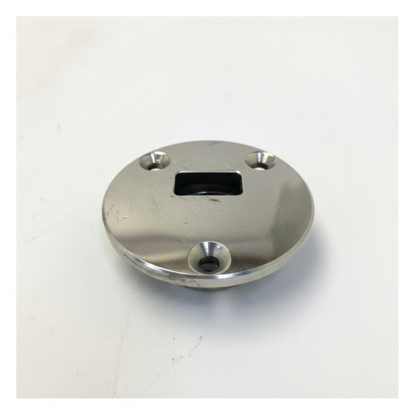 Marine Stainless Steel Deck Filler Key Plate for Elan E310/350/450 - SKU 22222-E