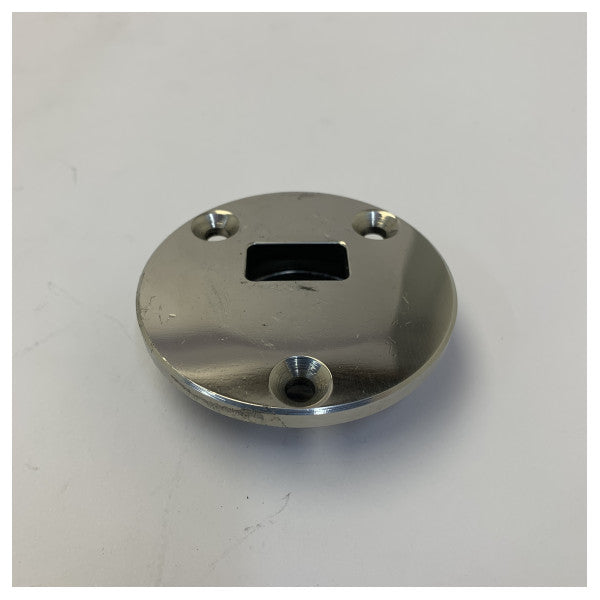 Marine Stainless Steel Deck Filler Key Plate for Elan E310/350/450 - SKU 22222-E