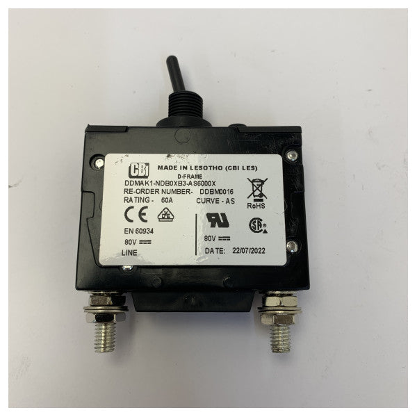 Quick 60A zestaw wyłącznika nadprądowego windy kotwicznej - FD1006000000A00 elektryka morska