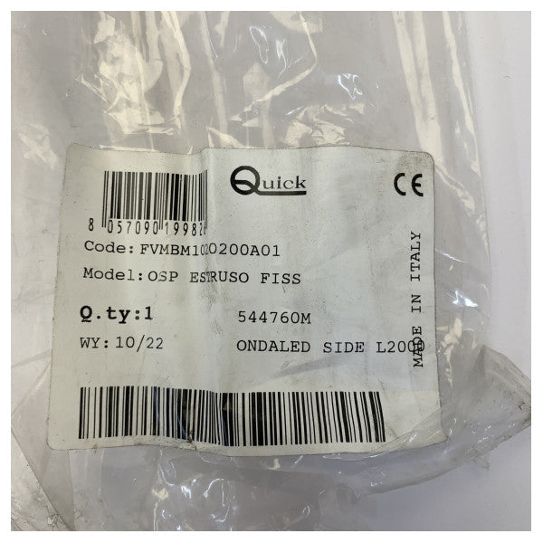 Quick Side L200 aluminiumprofil för RGB LED-list - FNMBM1020200A01