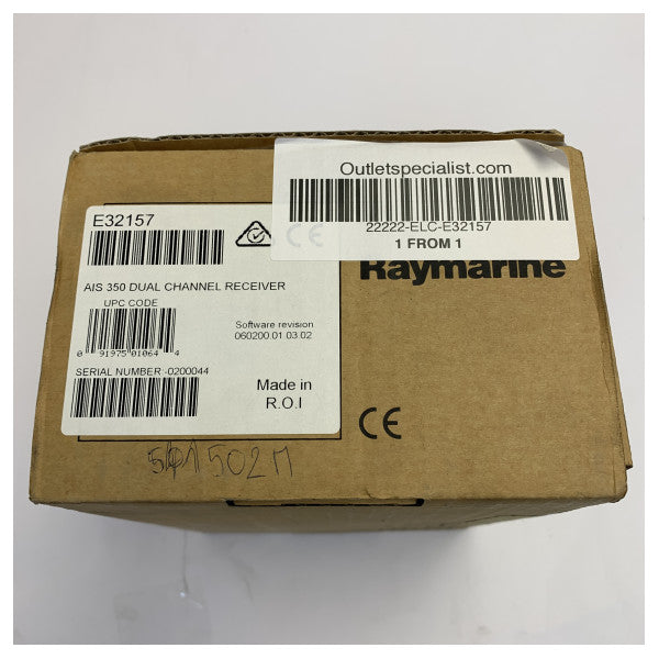 Raymarine AIS350 Δέκτης AIS Διπλού Καναλιού E32157 Ναυτικά Ηλεκτρονικά