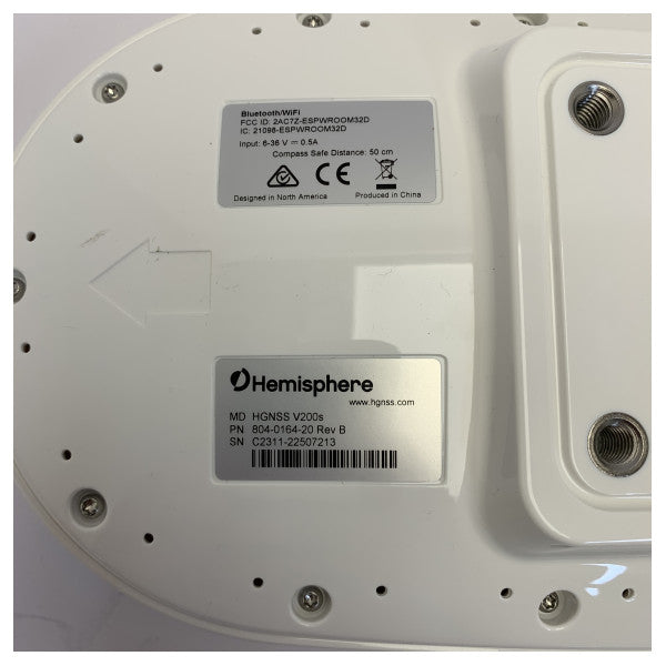 Hemisphere 804-0164-20 HGNSS V200S marint GPS-antenne-mottaker