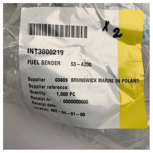 Wema S3-200 200 мм сензор за ниво от неръждаема стомана 0 - 190 ома