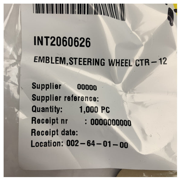Cubierta de montaje del volante Uttern con perilla negra - 2060626