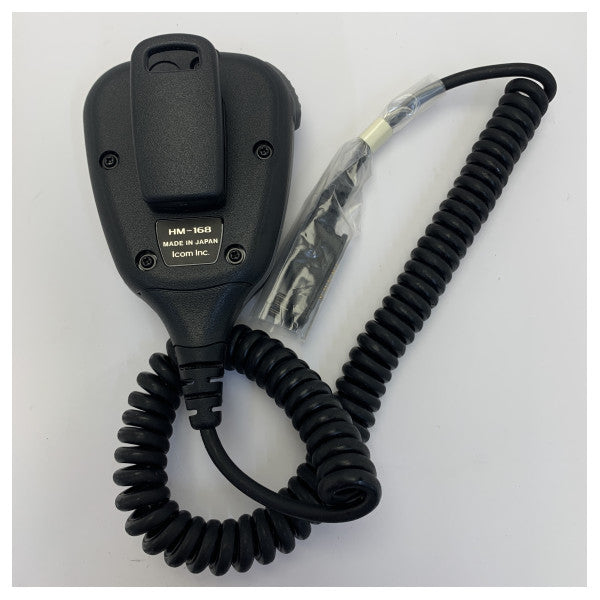 Icom HM-168 Waterproof IP67 Handheld Speaker Microphone for Marine VHF Radio