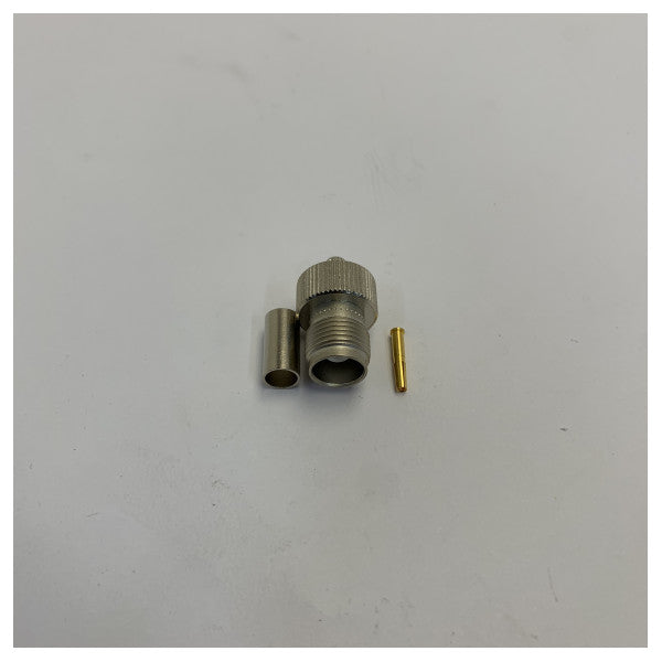 F-RG58 RF-koaksialstik til RG58 50 Ohm kabel - marin kvalitets koaksialstik
