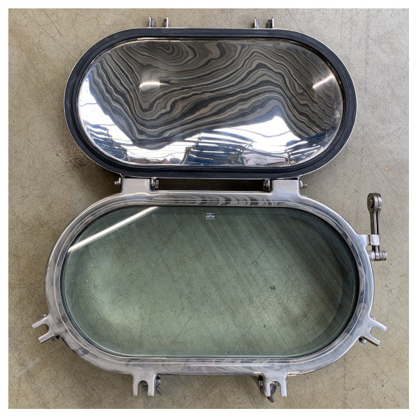 Otwierany bulaj SCM Phuket ze stali nierdzewnej 300 x 600 mm - 00P.B05.AV.LV.A