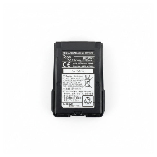 Bateria Li-ion Icom BP-245H para rádios marítimos portáteis IC-M71 e IC-M73