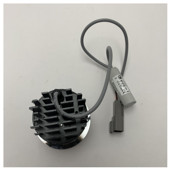 Cantalupi 20 TOP 8 R FIX Edelstahl schwarzes Einbaudownlight-Spot