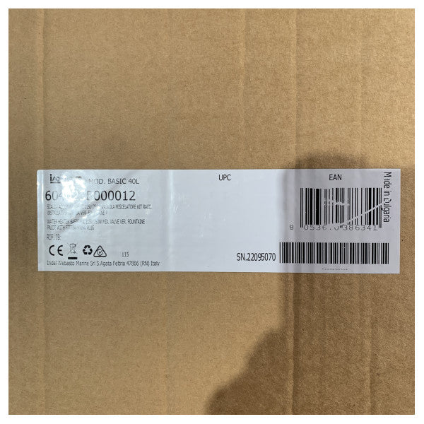 Isotherm Isotemp 40L marine vandvarmer 115V 750W rustfrit stål blandeventil