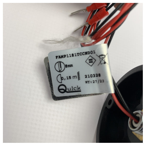 Quick Audrey Luce di lettura nera regolabile a LED 12/24V