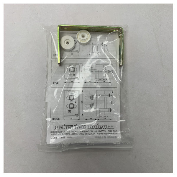 Painel do propulsor de proa Vetus BPJE com função de joy-stick