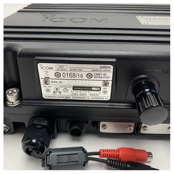 アイコム GM800 150W 舶用 MF-HF 無線機 GMDSS クラス A トランシーバー DSC および 24V 付き