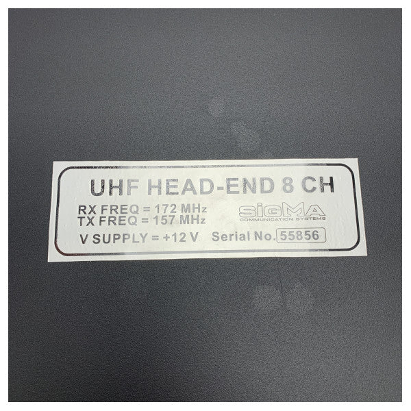 Sigma UHF 8-Way Head-End Combiner 12V for Reliable Marine Communication Systems