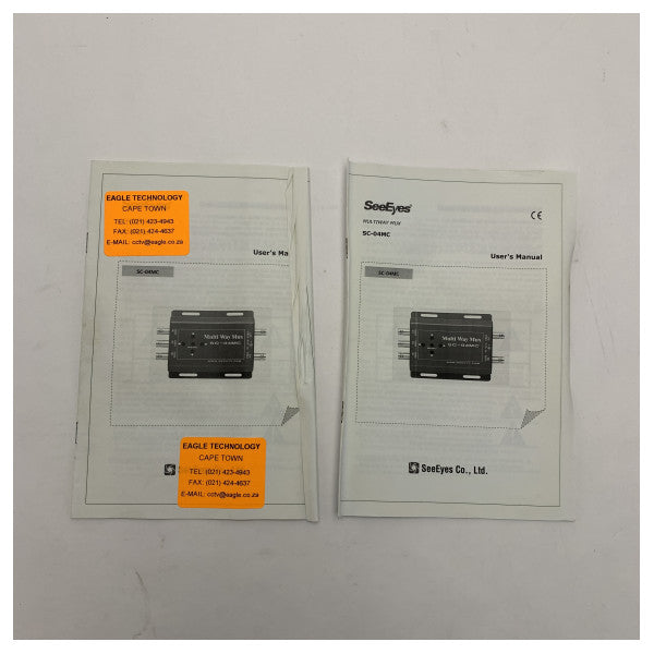 4CH міні-квадро відео мультиплексор E-Q404MC для морських систем спостереження