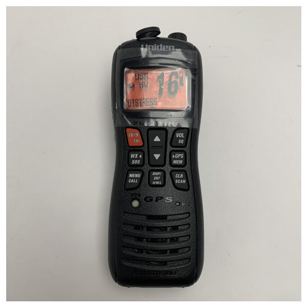 Водонепропускливо ръчно морско VHF радио с GPS и DSC