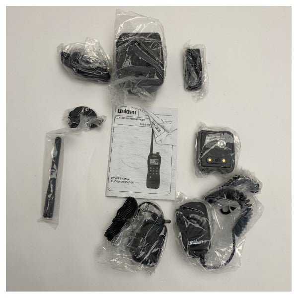 Водонепропускливо ръчно морско VHF радио с GPS и DSC