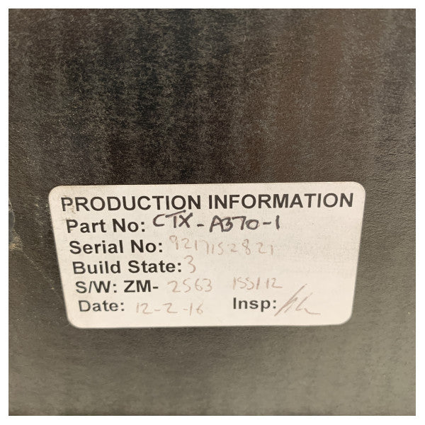 Kelvin Hughes MK7 CTX-A370 25kW Marine Modulator & Controller Unit