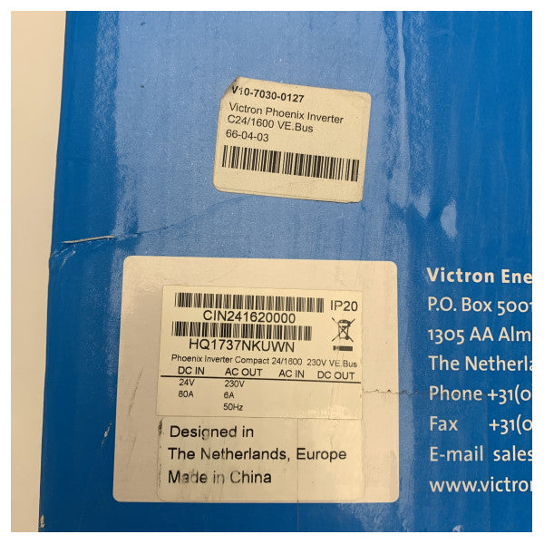 Victron Phoenix 24V 1600W Güç Çevirici 230V AC Denizcilik ve RV Kullanımı için - CIN241620000