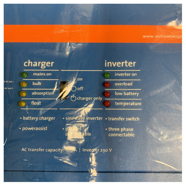 Victron MultiPlus 48V 5000VA İnverter Şarj Cihazı 230V, 70A Akü Şarj Cihazı ve Transfer Anahtarı ile