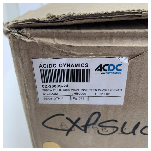 Billion Power AC/DC 2000W Pure Sine Wave Inverter 24V to 230V with Overheat & Short Circuit Protection - CZ-2000S