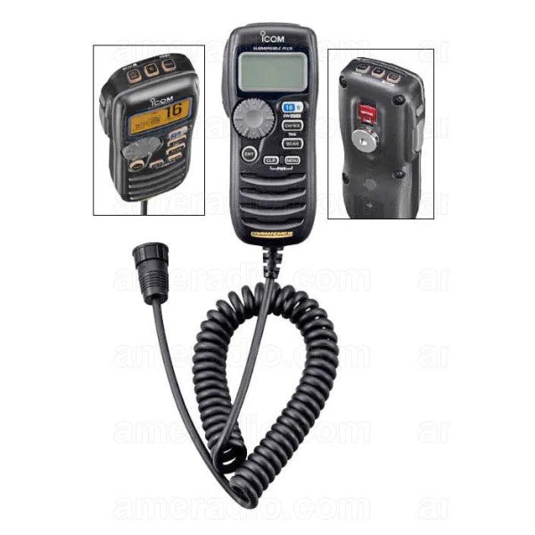 Icom Remote Control Microphone HM-162B IPX8 Waterproof for Marine Communication