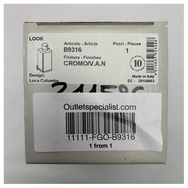 Colombo B9316-CHROME 310 ML sabunluk