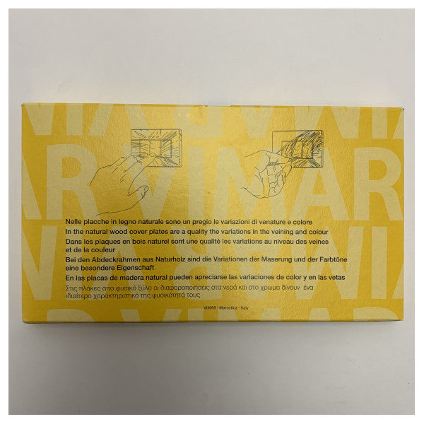 Placa de Interruptor Elétrico Marítimo de 4 Gangs Vimar Z1 Classic Matte Silver - 16734.21.02
