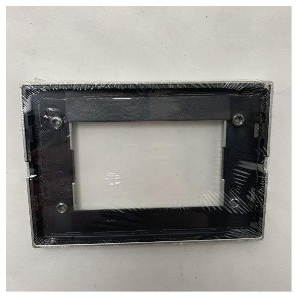 Classic Vimar Mat Gümüş Metal 3-Gang Marine Elektrik Anahtar Plakası - 16733.21.02