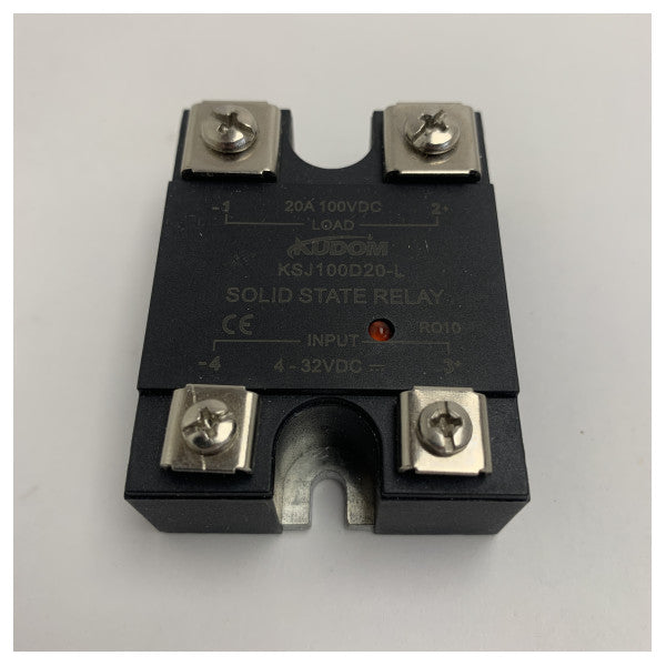 Твердотільне реле Netwave 20А на 4-32В постійного струму для морських систем постійного струму, сертифіковане RoHS