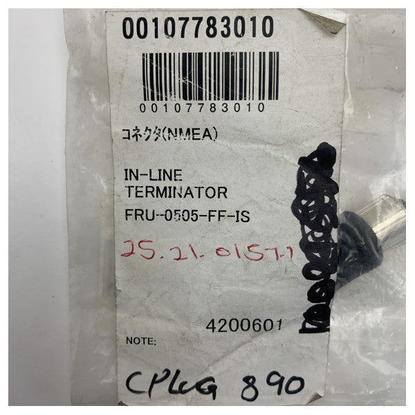 Furuno In-Line Terminator FRU-0505-FF-IS for Reliable NMEA Network Signal Termination
