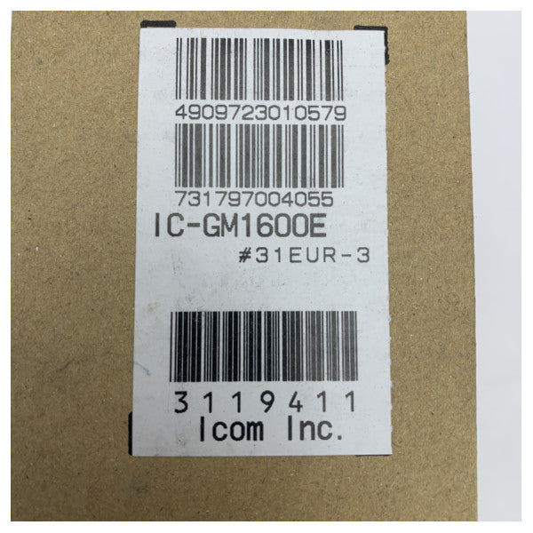 Icom IC-GM1600E UKW-Handfunkgerät für GMDSS - Zuverlässige Notfallkommunikation auf See