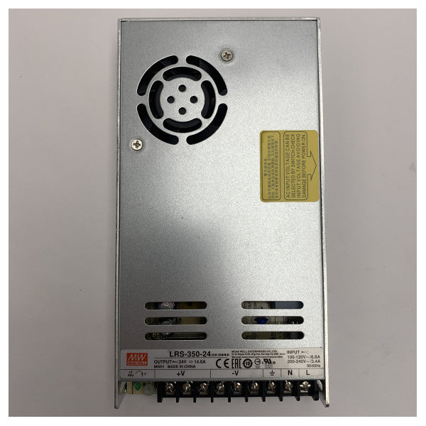 Mean Well LRS-350-24 Power Supply 24V 14.6A 350W - Reliable AC/DC Converter