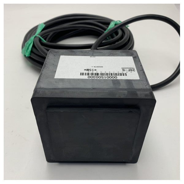 Furuno FCV-1900 Marine Sonar Transducer 28F-8 with 15m Cable for Accurate Underwater Detection