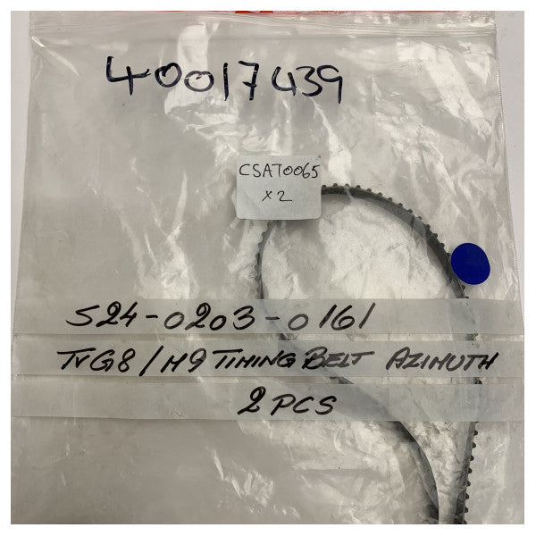 حزام السمت لحزام التوقيت البحري KVH البحري S24-0203-0161 لأنظمة VG8 و H9 المتينة والدقيقة