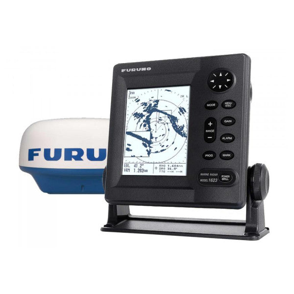 Furuno Marine Radar Radome Model 1623-E-10M 10-30VDC z 6-calowym ploterem radarowym