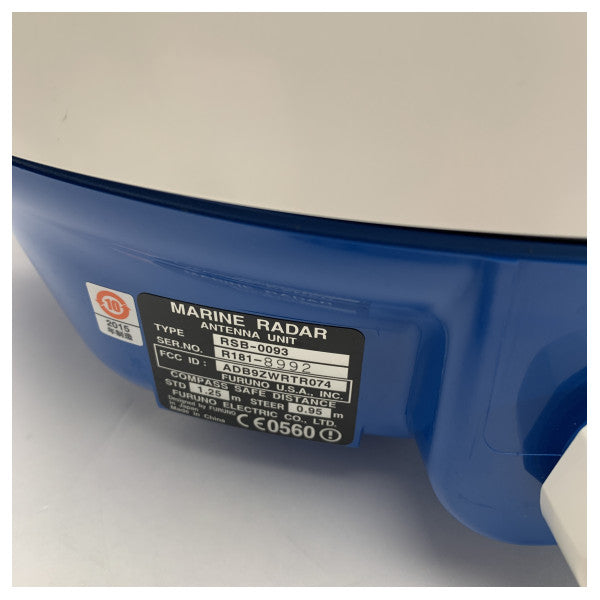 Модел 1623-E-10M 10-30VDC с 6-инчов радарен плотер на Furuno Marine Radar Radome