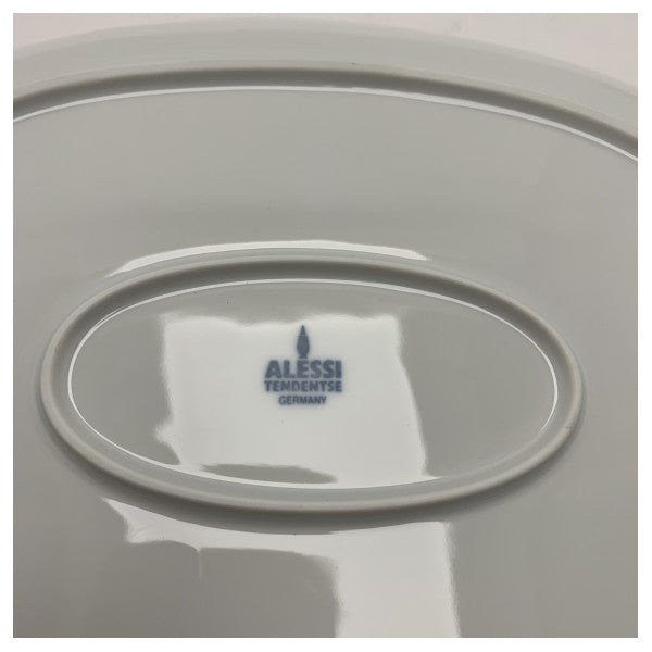 Portable Oval Porcelain Plate by Alessi - Durable, Water-Resistant and Lightweight for Marine Use