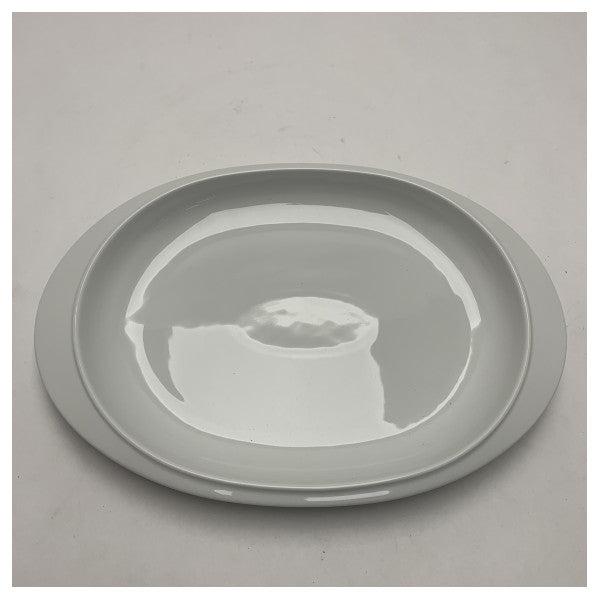 Portable Oval Porcelain Plate by Alessi - Durable, Water-Resistant and Lightweight for Marine Use