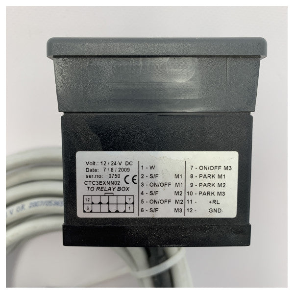 KÄYTETTY Exalto CT3EX 12/24V 3 pyyhkimien ohjausyksikkö - 216324