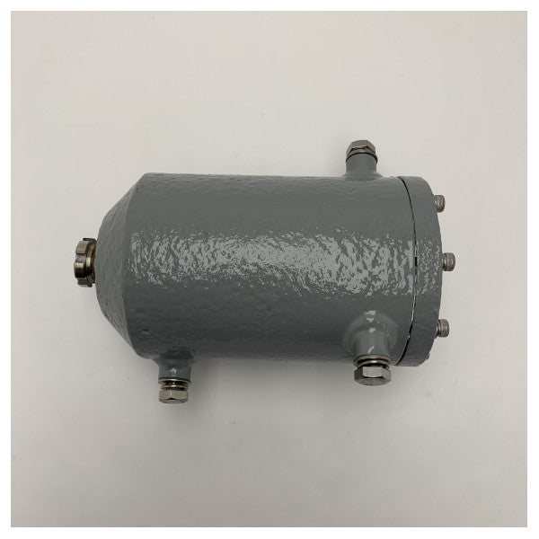 Marine Transducer Housing with Strain Relief - Robust Metal Enclosure