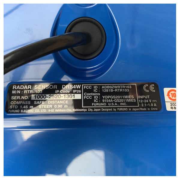 Furuno DRS4W 4 kW Bezprzewodowy czujnik radaru morskiego 12-24V Nawigacja łodzi