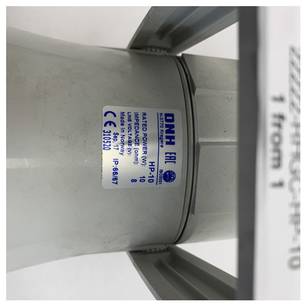 DNH HP-10 Deniz Horn Hoparlör 10W 8 Ohm 100V Su Geçirmez Dayanıklı Gemi Ses Sinyali