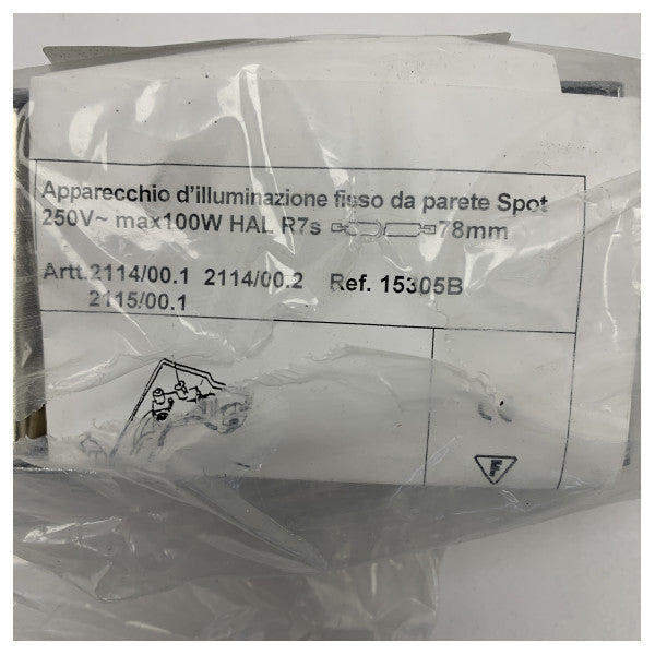 BCM 2114 OC1 стенна лампа хромирано покритие издръжлив дизайн