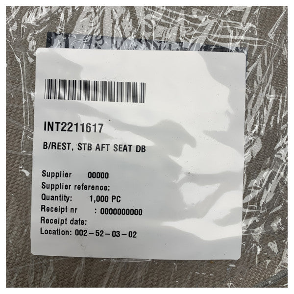 Quicksilver 455 Cabin Backrest seat cushion starboard side aft - 2211617