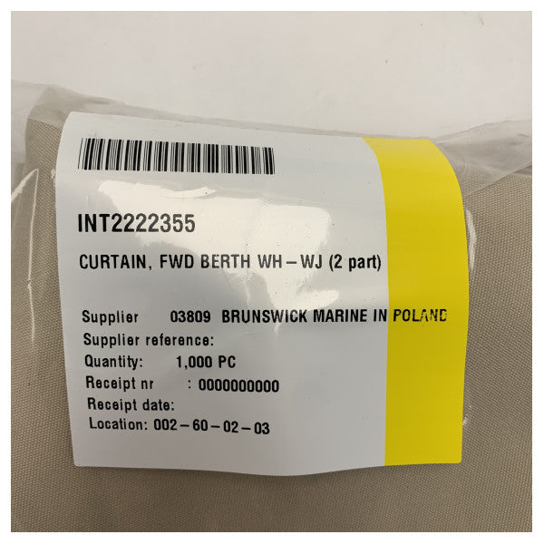 Quicksilver 755 Weekend Forward Cabin Curtain - 2222355