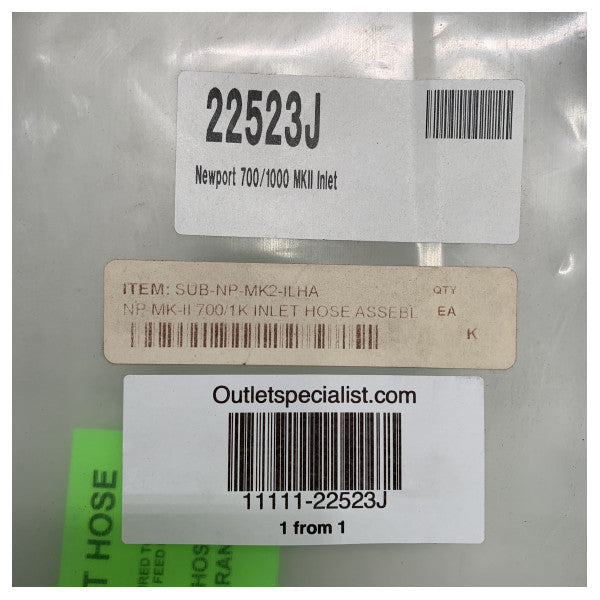 Tubo di ingresso del dissalatore Newport 700 | 1000 MK II